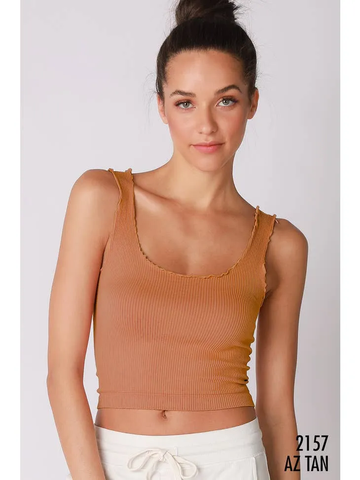 Lettuce Edge Crop Top