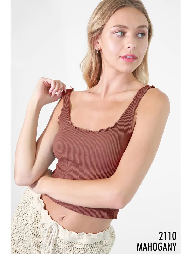 Lettuce Edge Crop Top