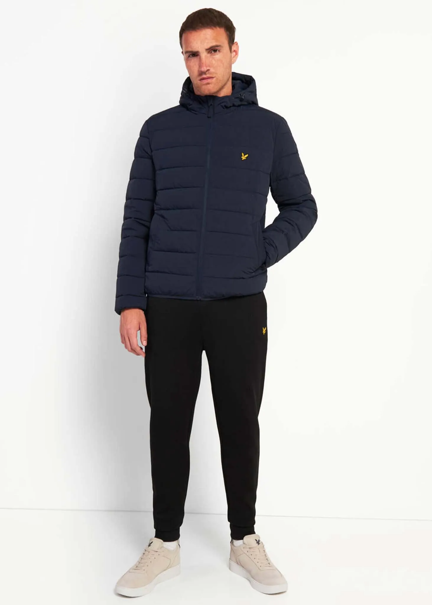 Lightweight puffer jacket - dark navy