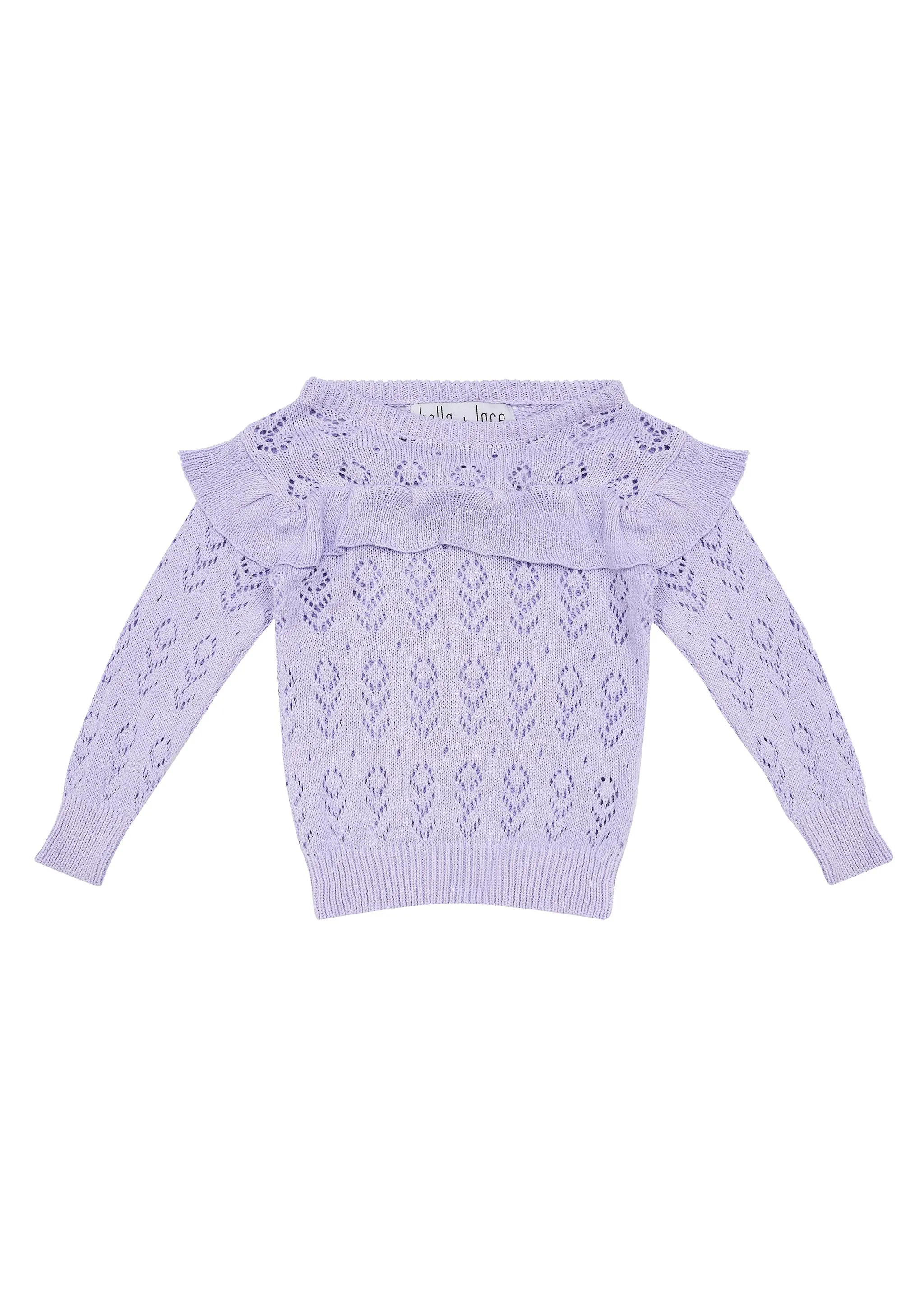 Lilac Knitted Top - Lavender Fields