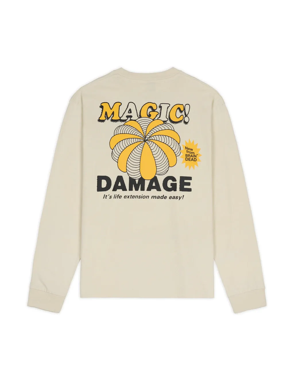 Magic Damage L/S Tee, Ivory