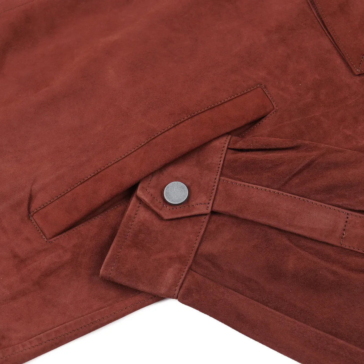 Manto Lightweight Nappa Suede Shirt-Jacket