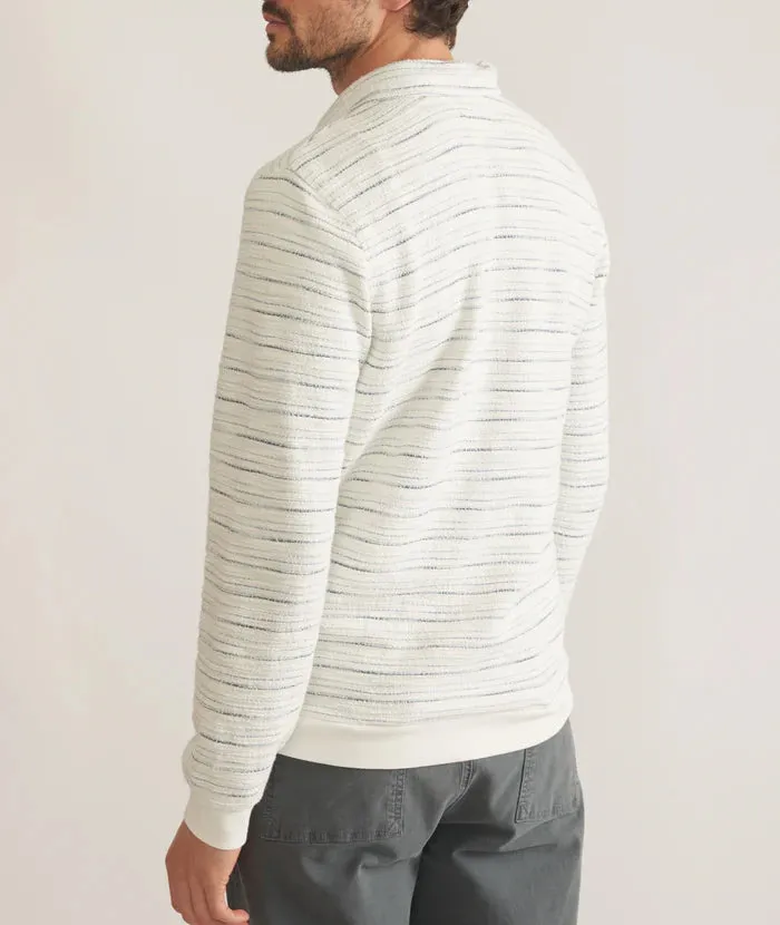 Marine Layer Men's Textured Stripe QZ