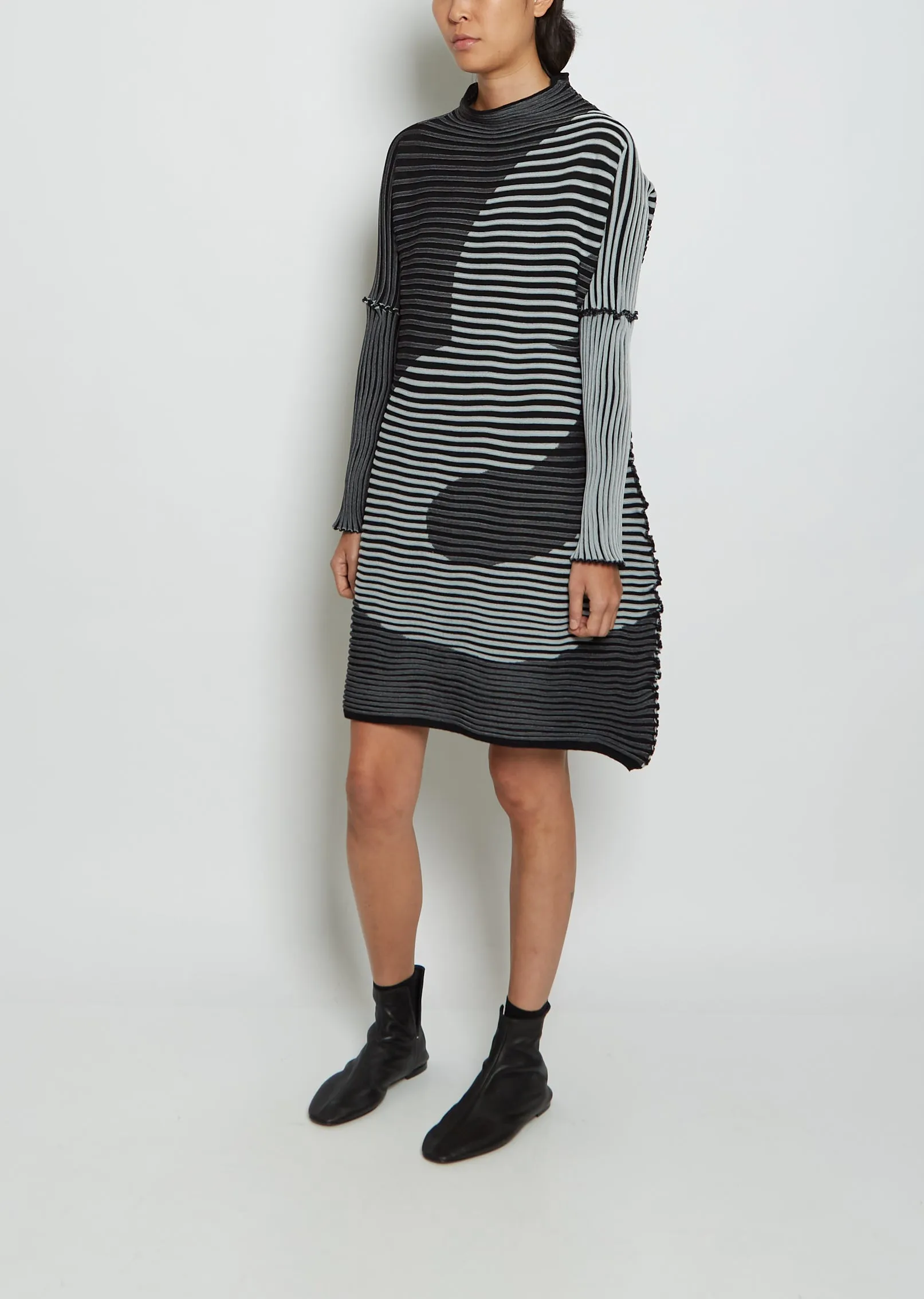 Meander Wool Knit Dress