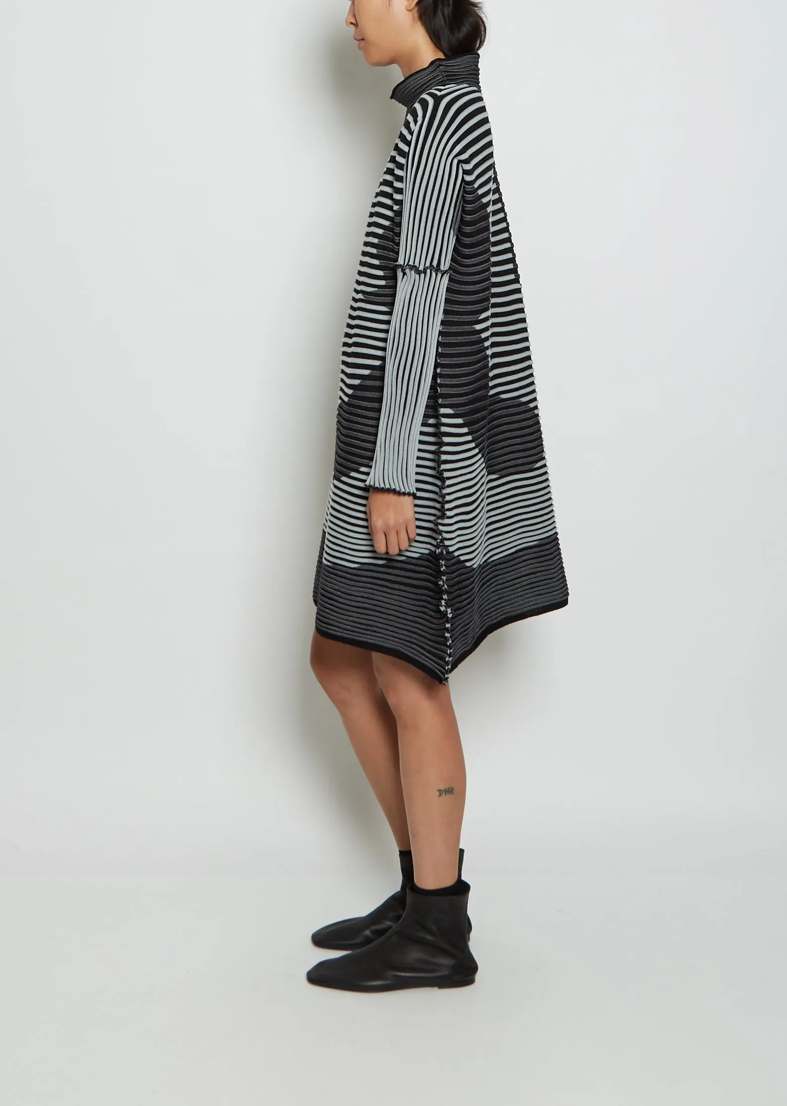 Meander Wool Knit Dress