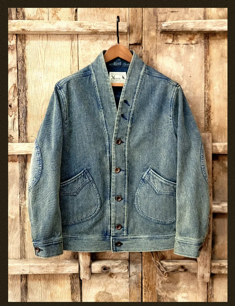 Men's Indigo Sashiko Kendo Jacket