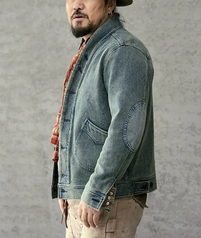 Men's Indigo Sashiko Kendo Jacket