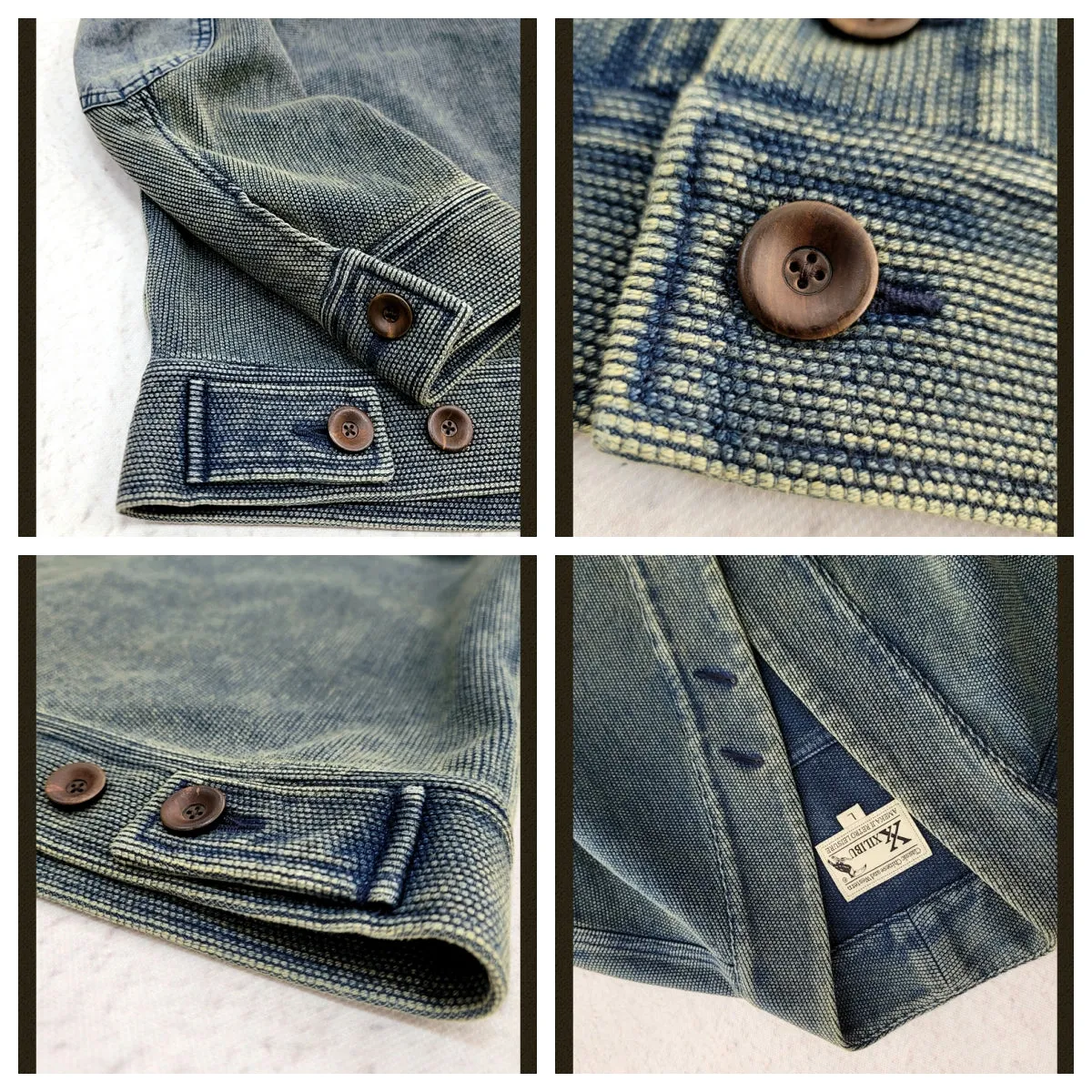 Men's Indigo Sashiko Kendo Jacket