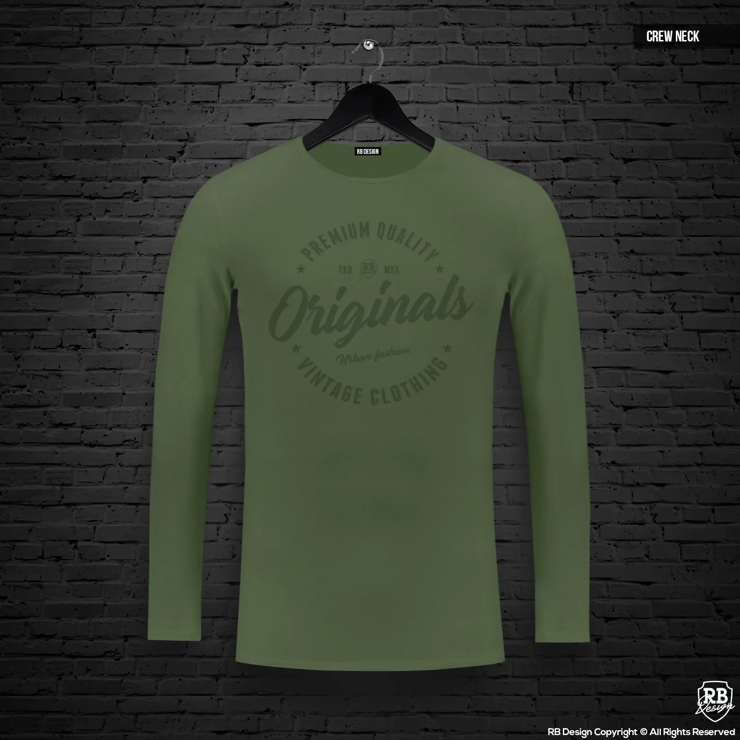 Mens Long Sleeve T-shirt "Originals" MD958