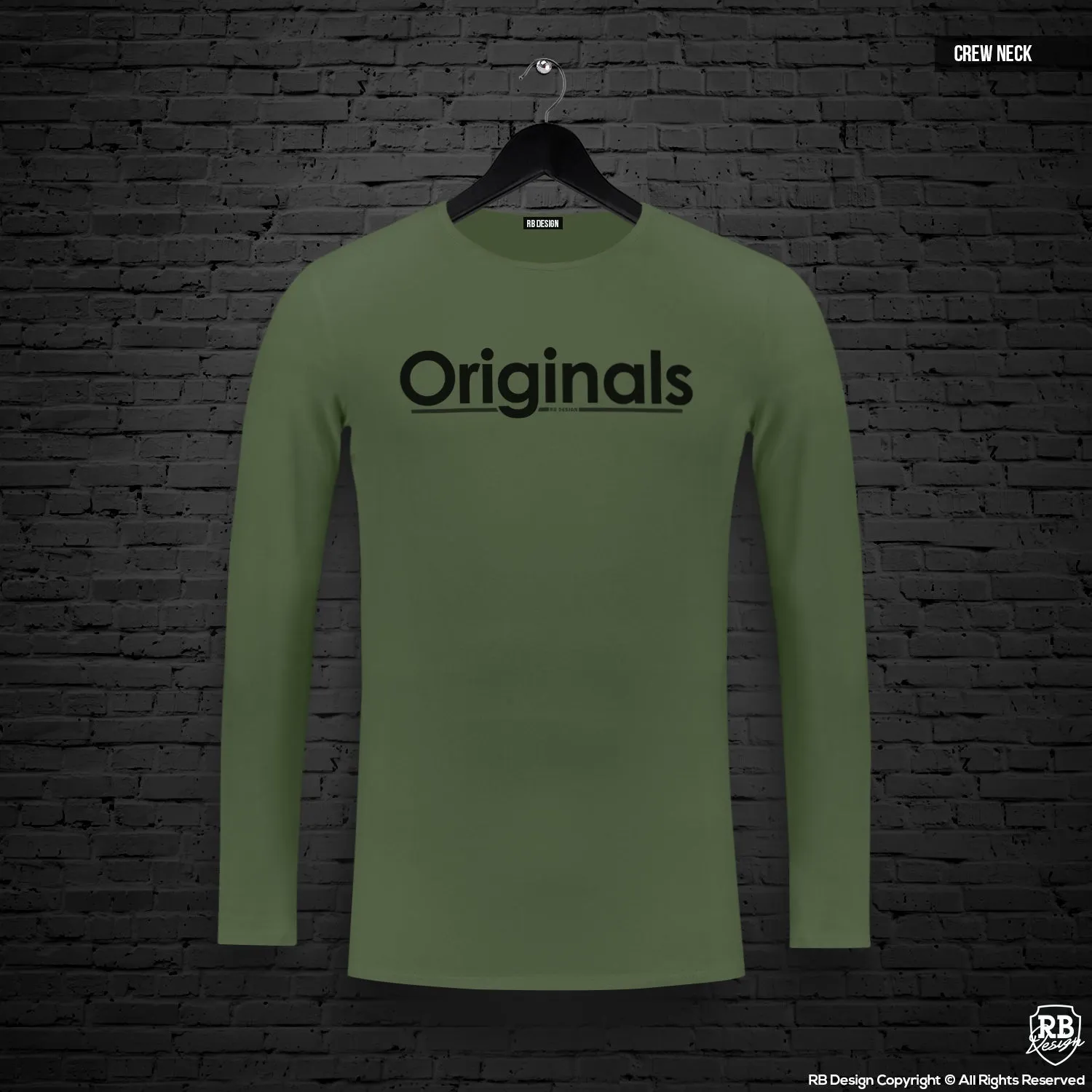 Mens Long Sleeve T-shirt "Originals" MD963