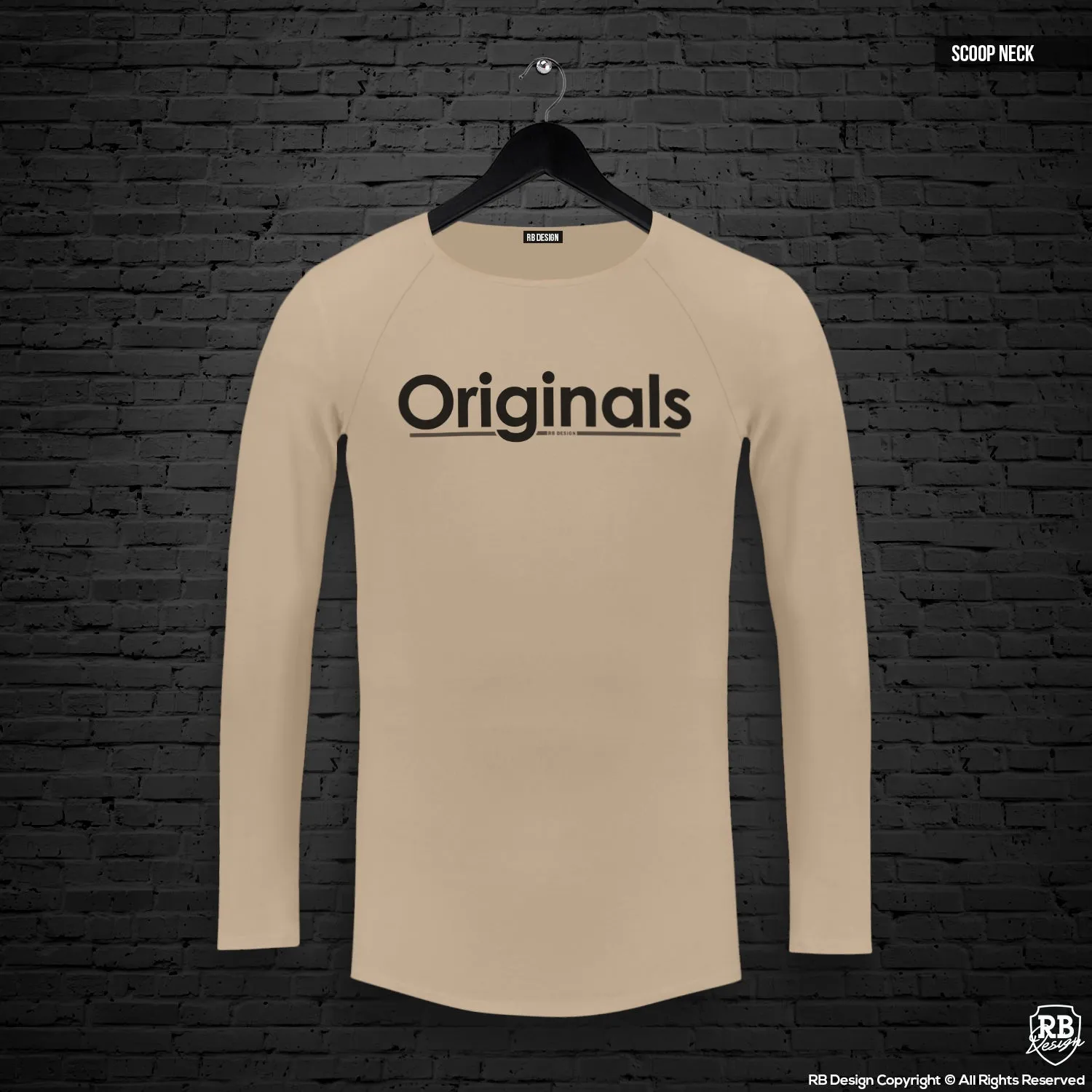 Mens Long Sleeve T-shirt "Originals" MD963