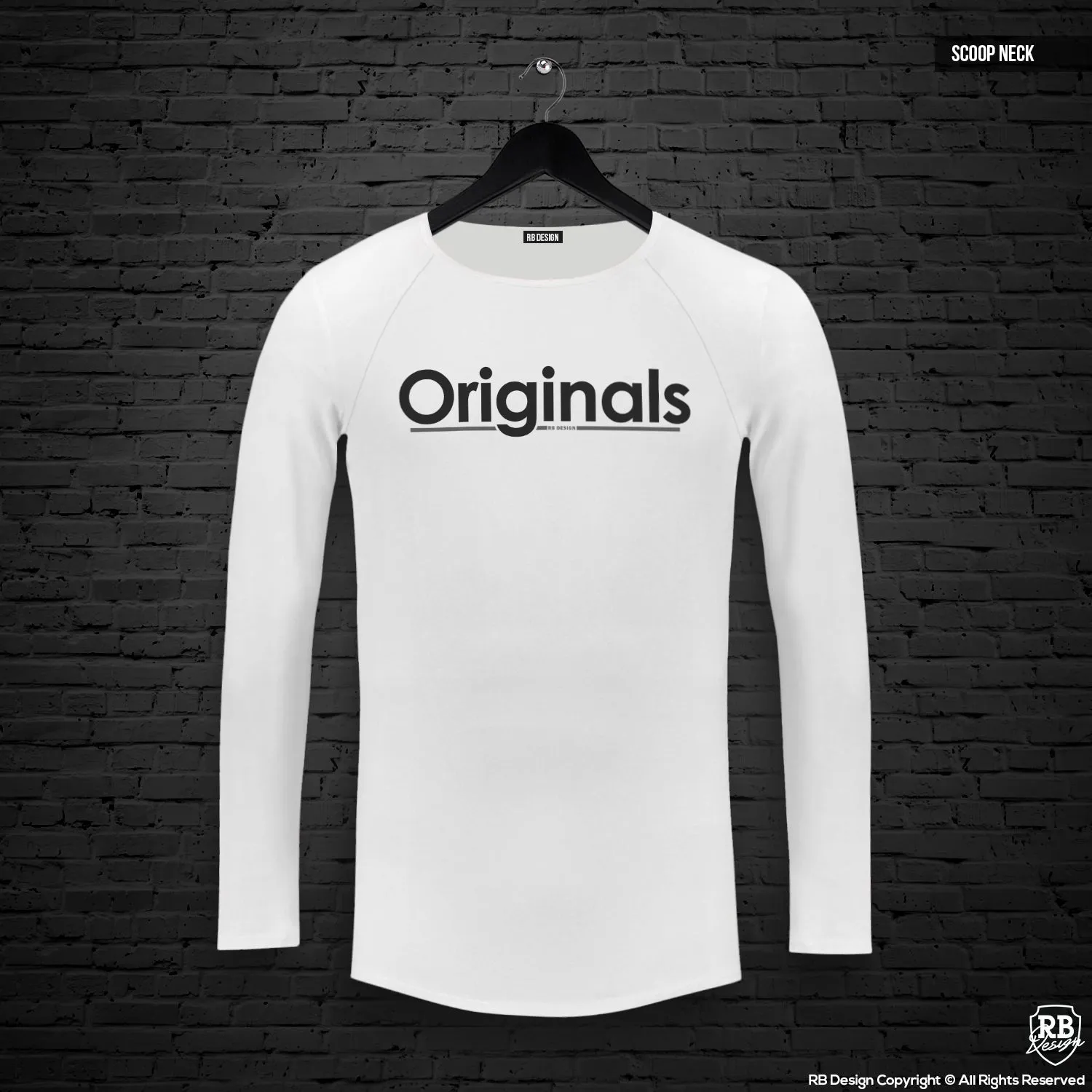 Mens Long Sleeve T-shirt "Originals" MD963