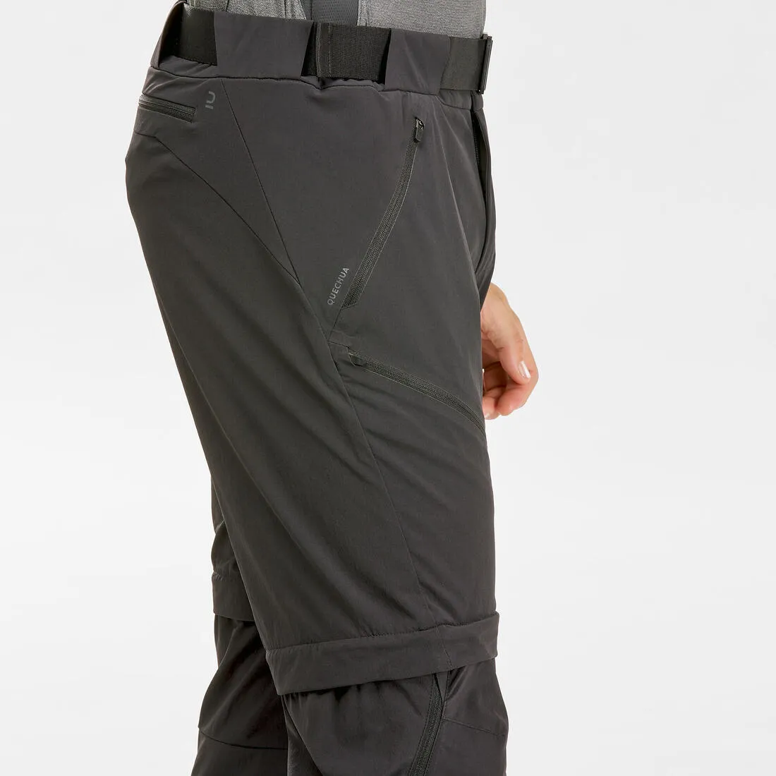 Men’s Modular Hiking Trousers, MH500 - Black