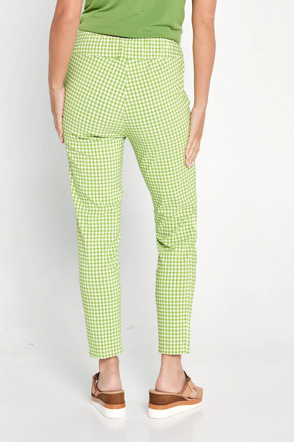 Moira Pants - Green Gingham