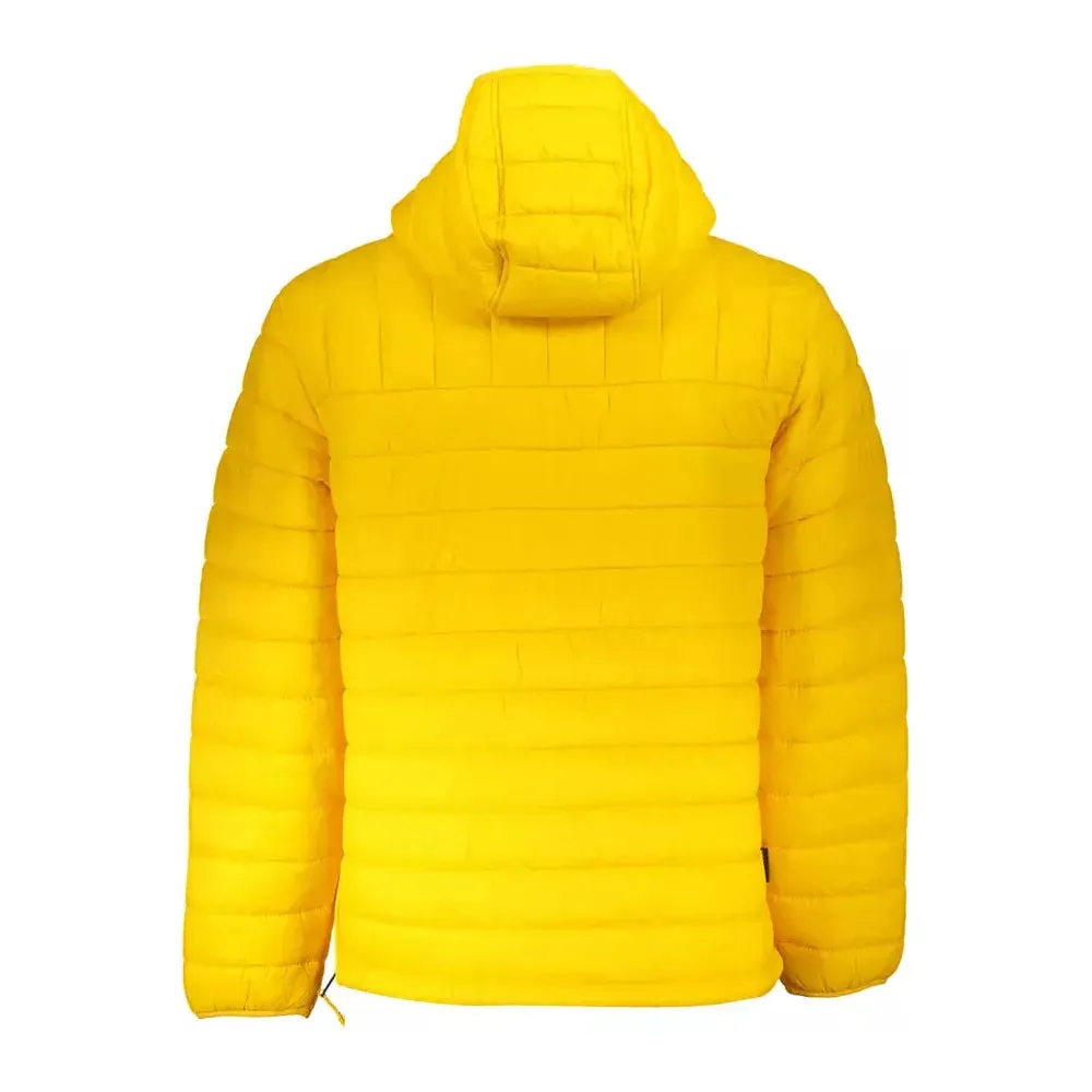 Napapijri Yellow Polyamide Men Jacket