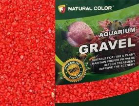 Natural Color Red Aquarium Gravel 4 - 6mm 2kg