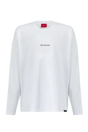 Not For Fun 004 / Long Sleeve Oversize T-shirt