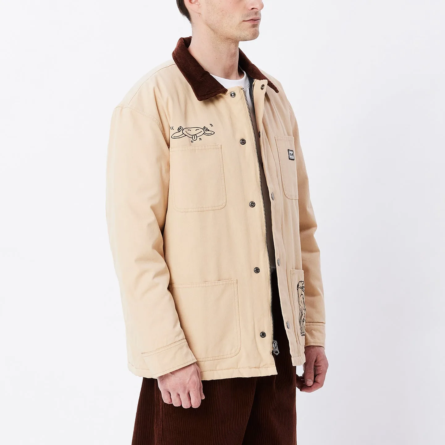 Obey Friendly Jacket  - Irish Cream