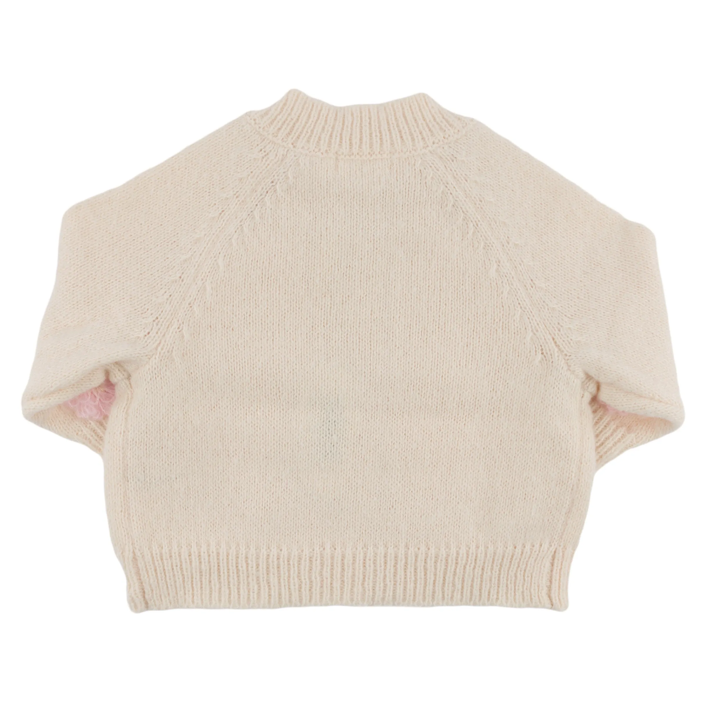 oh baby! Scandi Flower Knit Cardigan - Cream