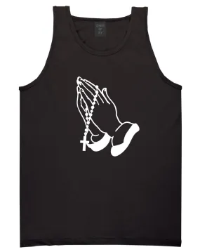 Prayer Hands Praying Rosary Tank Top