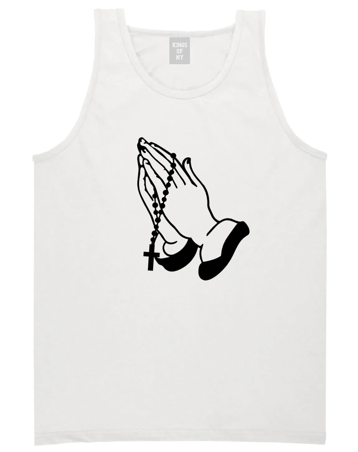 Prayer Hands Praying Rosary Tank Top