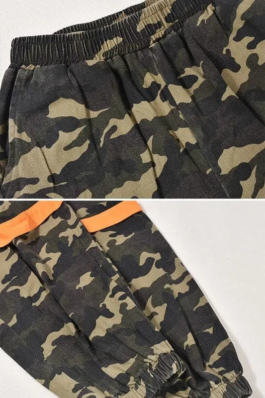 PY361 Ankle Long Camo Pants