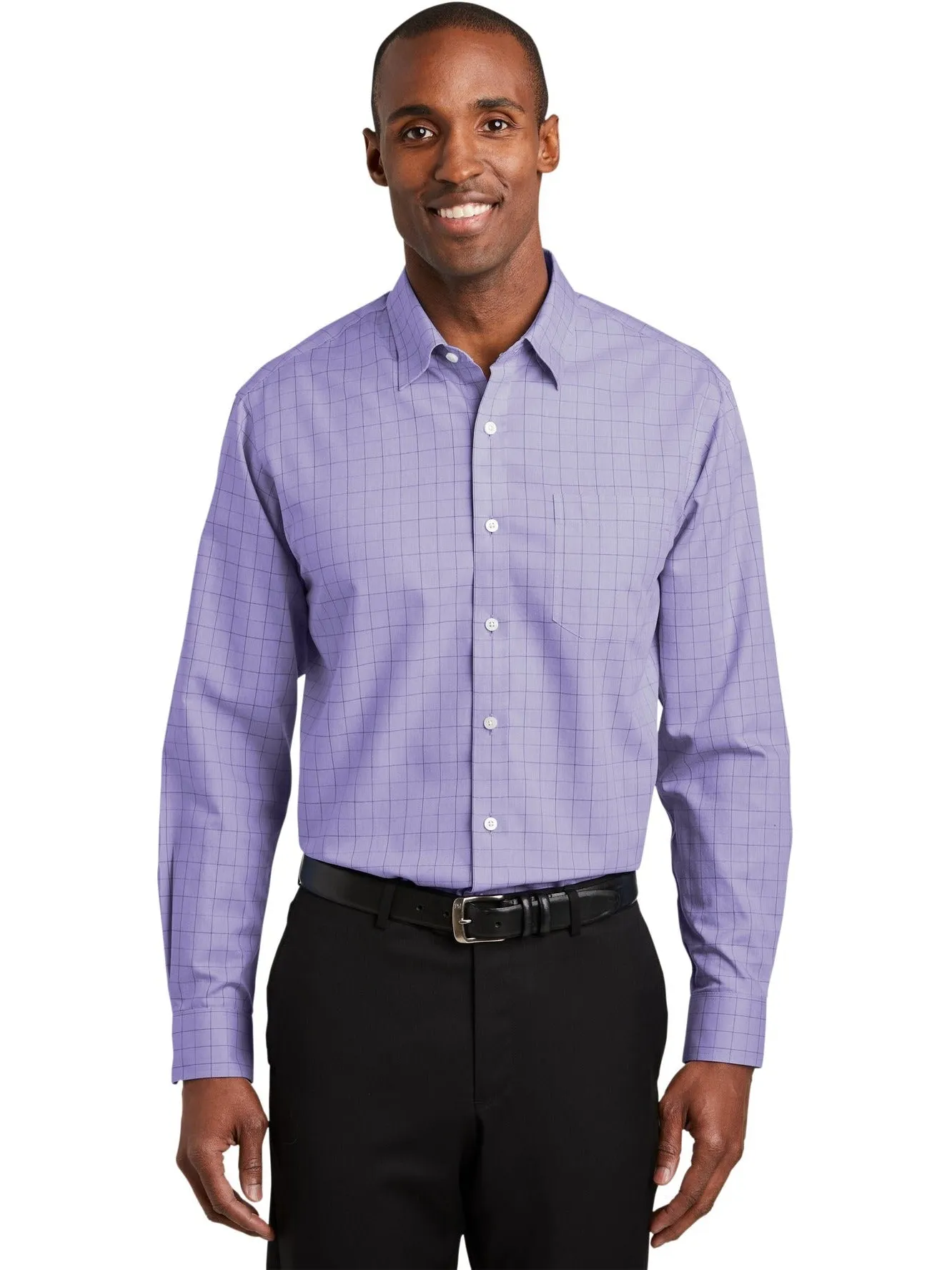 Red House Windowpane Plaid Non-Iron Shirt