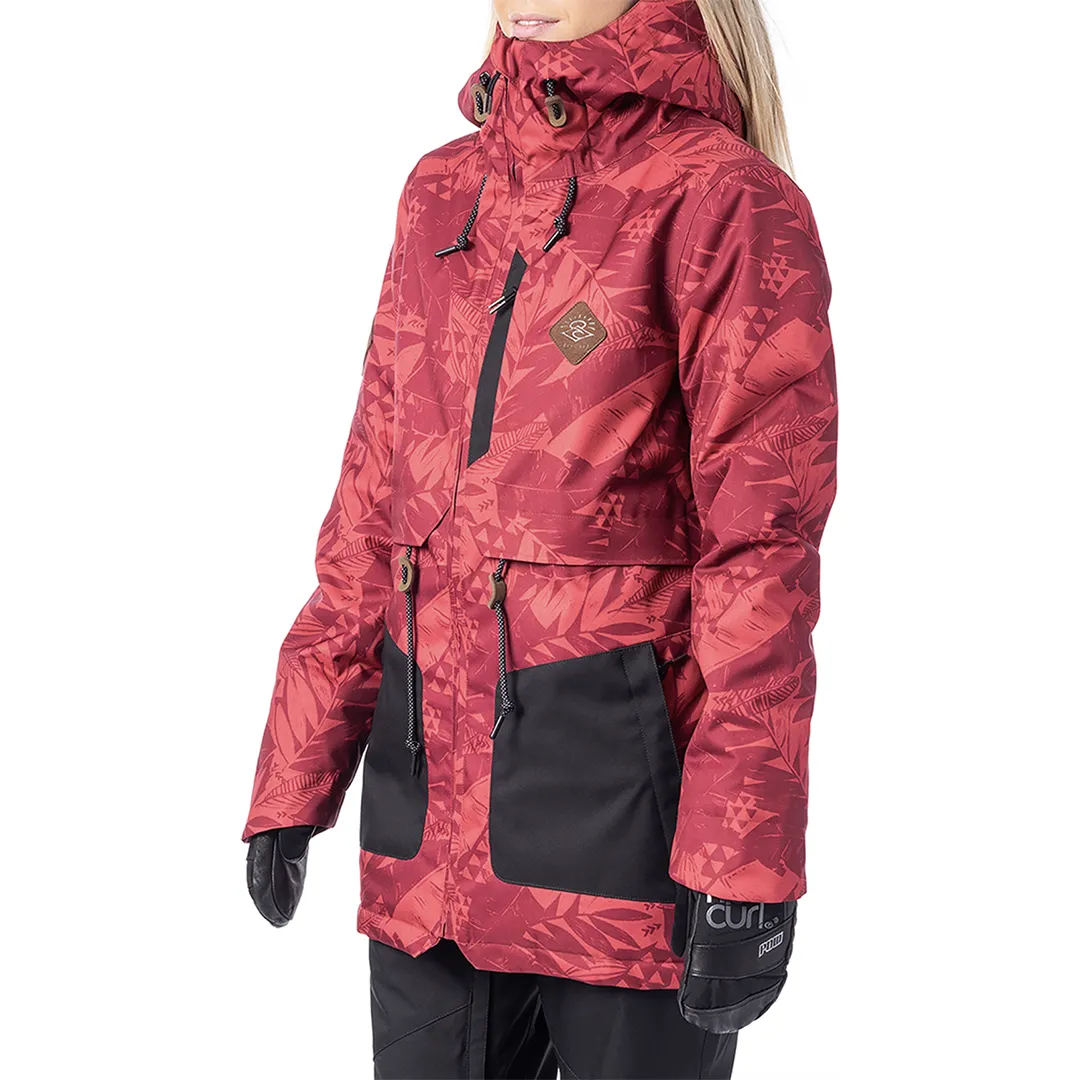 RIP CURL AMITY WOMENS JACKET DEEP CLARET