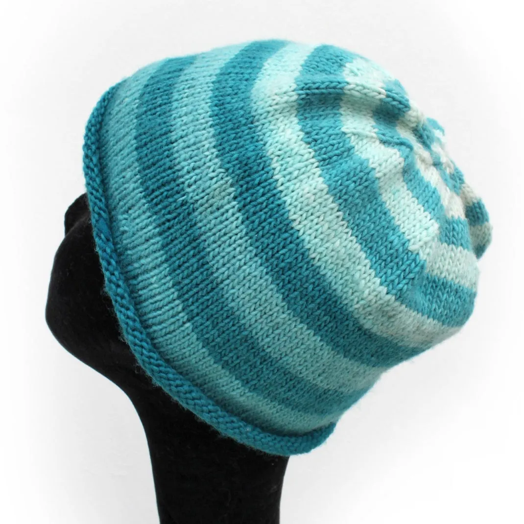 Ripley Hat Knitting Kit | Freia Handpaints Superwash Merino Silk Sport