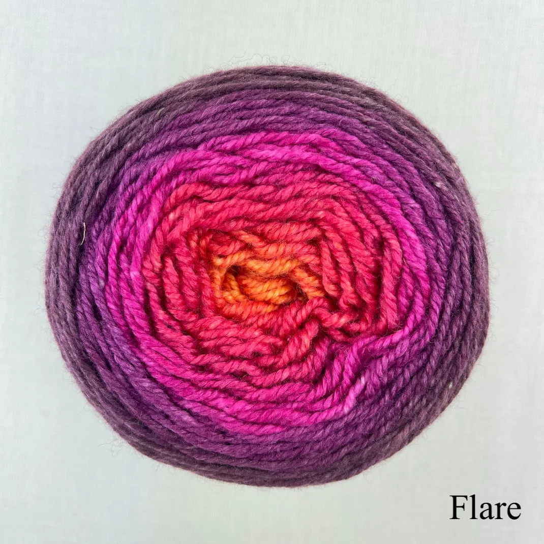 Ripley Hat Knitting Kit | Freia Handpaints Superwash Merino Silk Sport