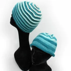 Ripley Hat Knitting Kit | Freia Handpaints Superwash Merino Silk Sport