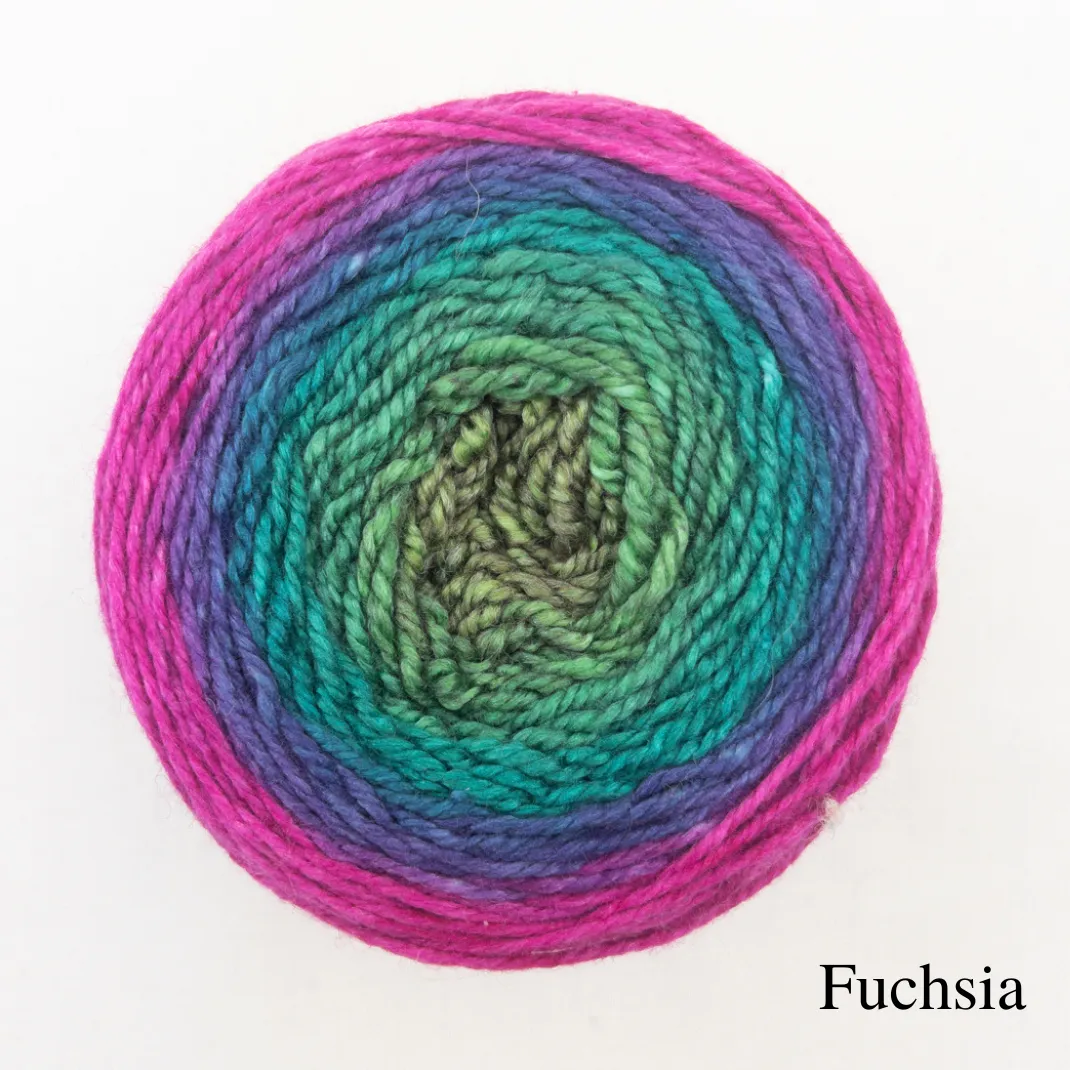 Ripley Hat Knitting Kit | Freia Handpaints Superwash Merino Silk Sport