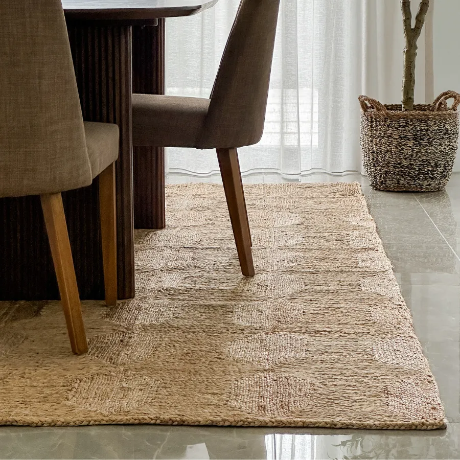 Rishra Premium Eco-friendly Large Jute Rug