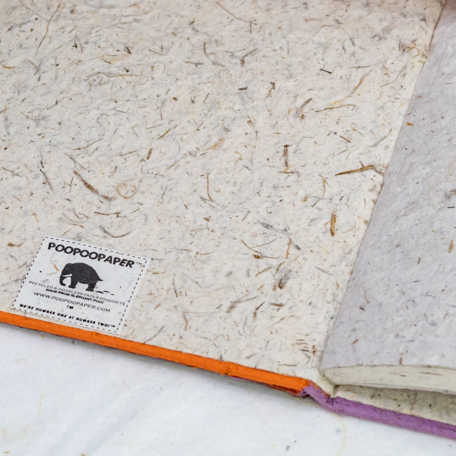 Savannah Sunset - Elephant - Orange - Eco-friendly Journal