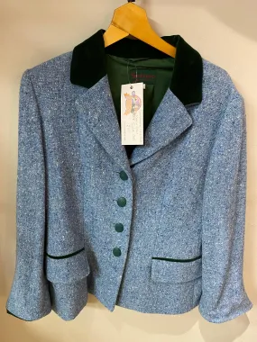 Seeshaupter Werkstatt 100% Wool Jacket w Velvet Collar Size 42 (UK14/16)