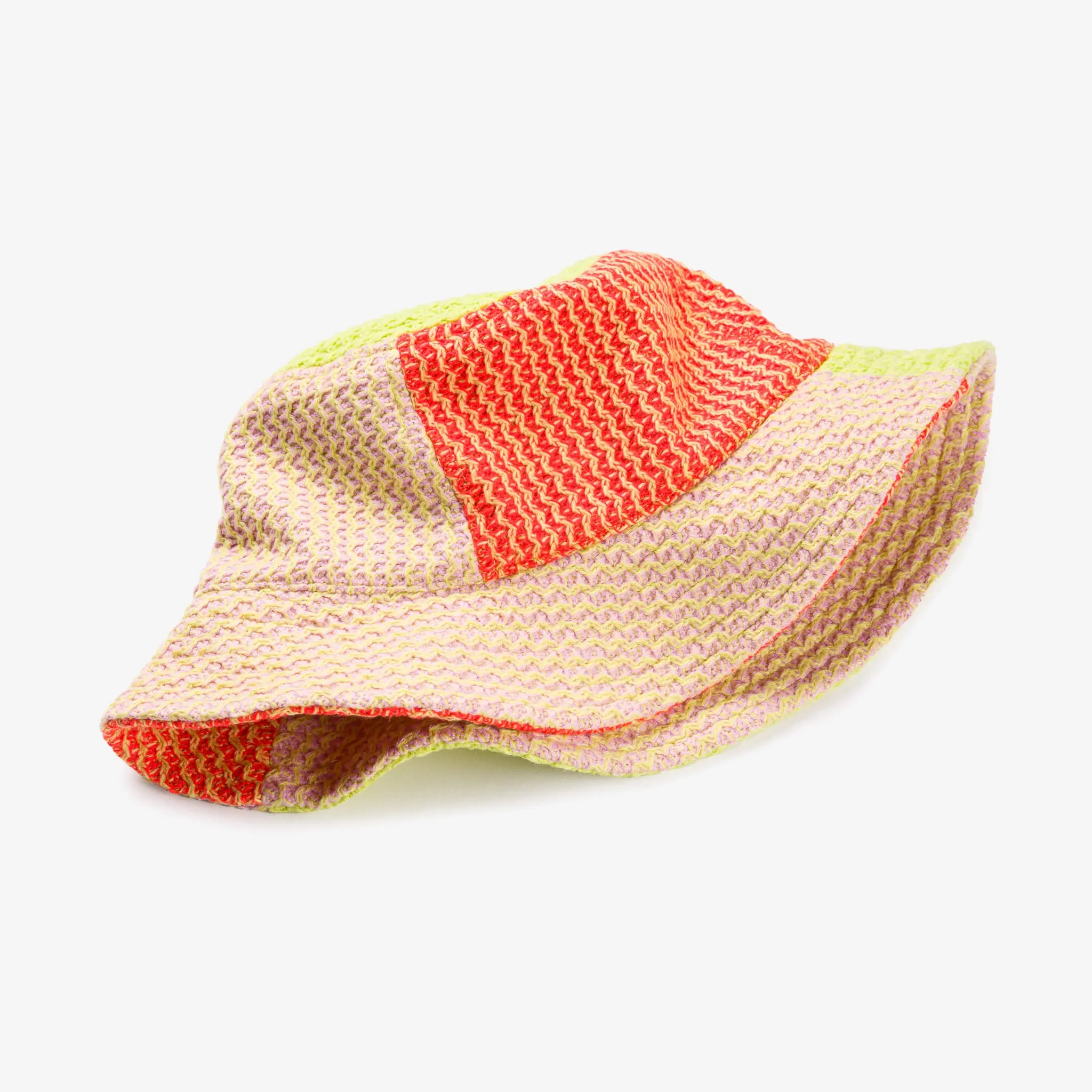 Squiggle Knit Bucket Hat