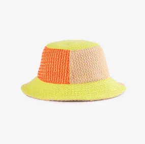 Squiggle Knit Bucket Hat