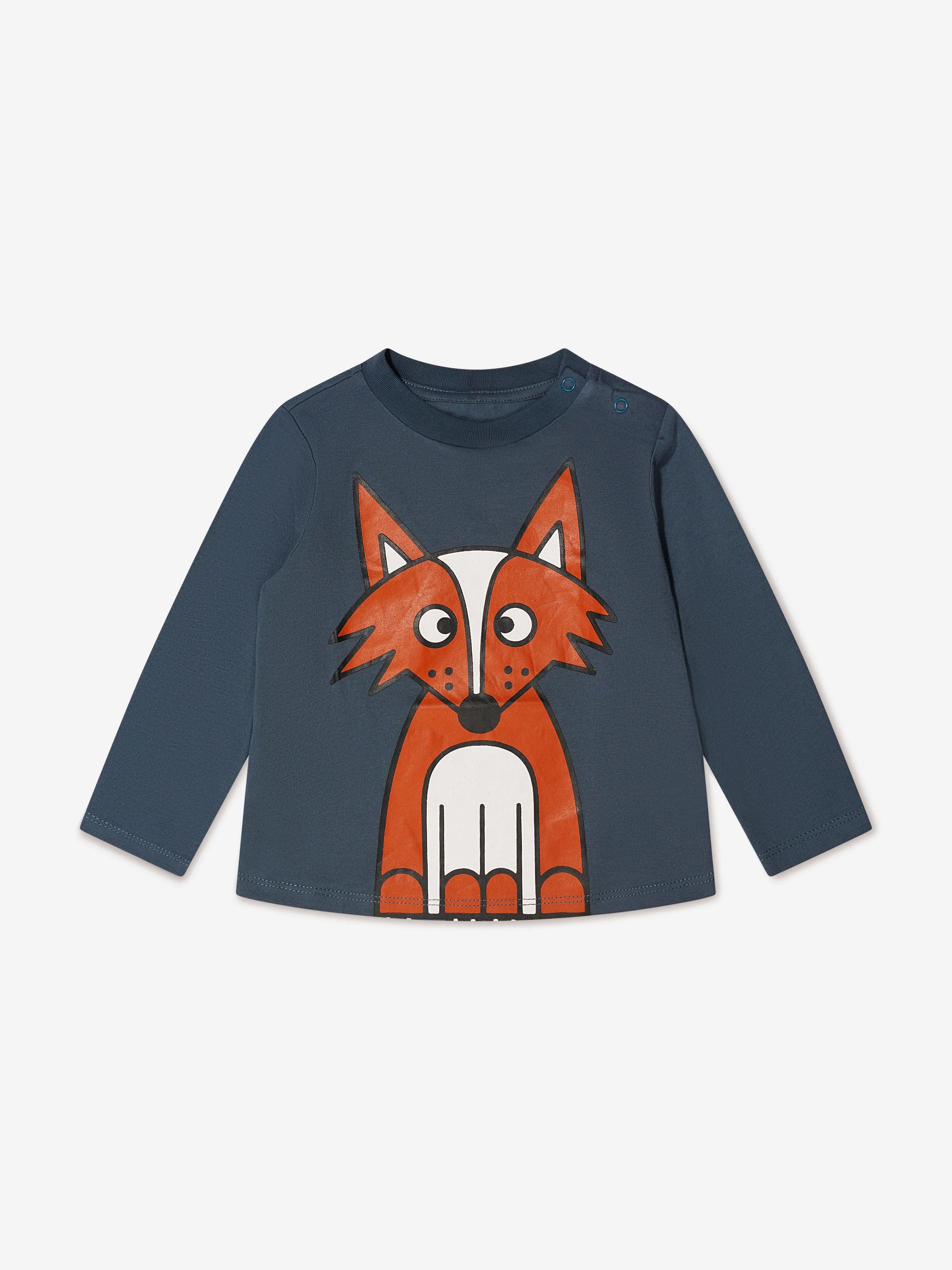 Stella McCartney Baby Boys Long Sleeve Fox T-Shirt