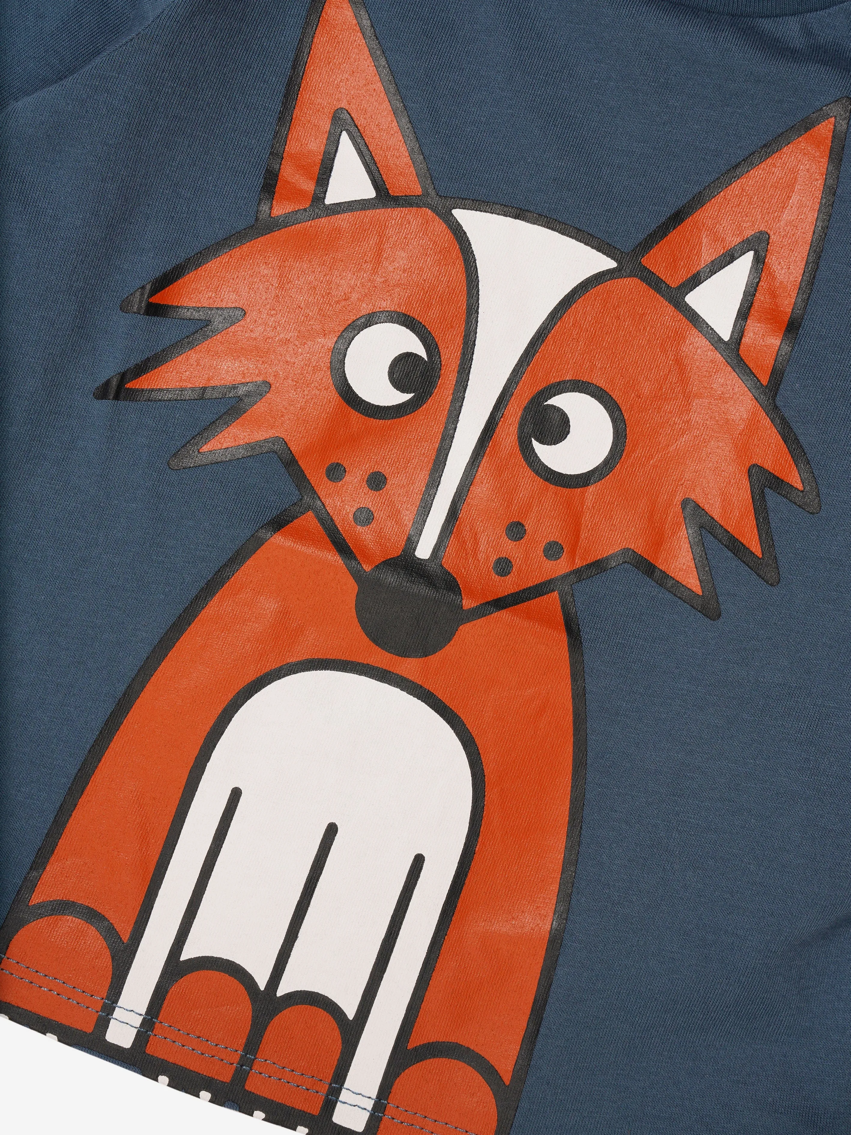 Stella McCartney Baby Boys Long Sleeve Fox T-Shirt