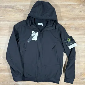 Stone Island Soft Shell-R Jacket in Black