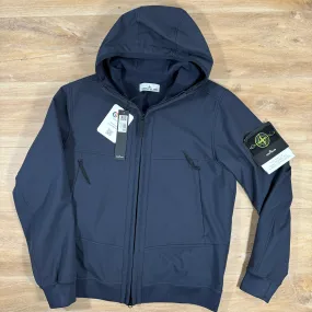 Stone Island Soft Shell-R Jacket in Navy