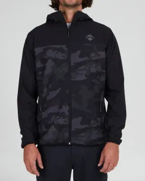 Stowaway Black Camo Jacket