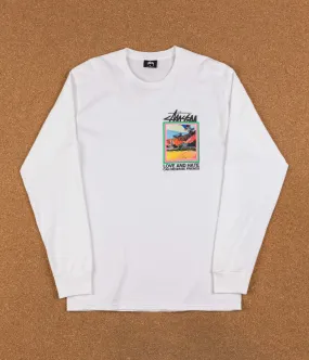 Stussy Love And Hate Long Sleeve T-Shirt - White