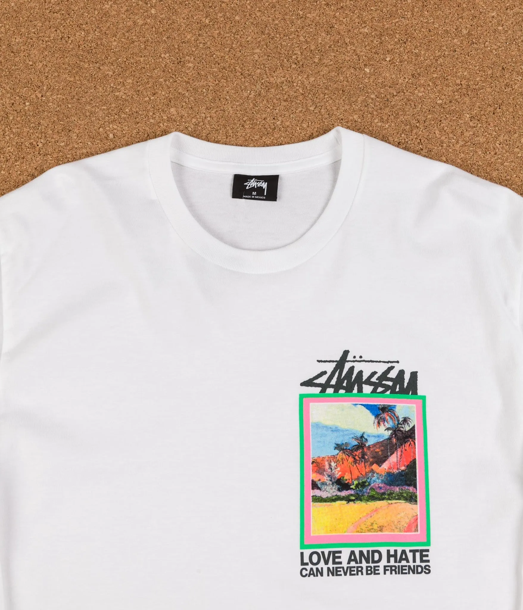 Stussy Love And Hate Long Sleeve T-Shirt - White