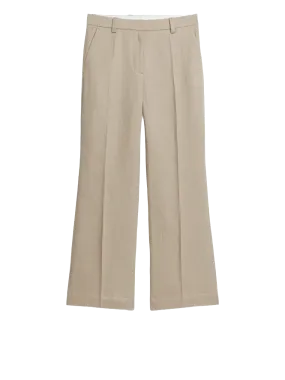 Textured Linen Trousers