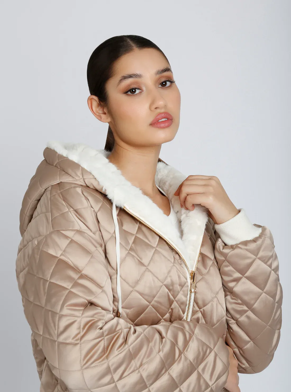 The Fawn Reversible Faux Fur Hoodie