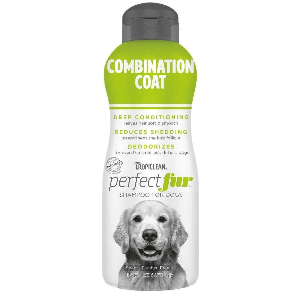 Tropiclean Perfect Fur Combination Coat Shampoo 473ml