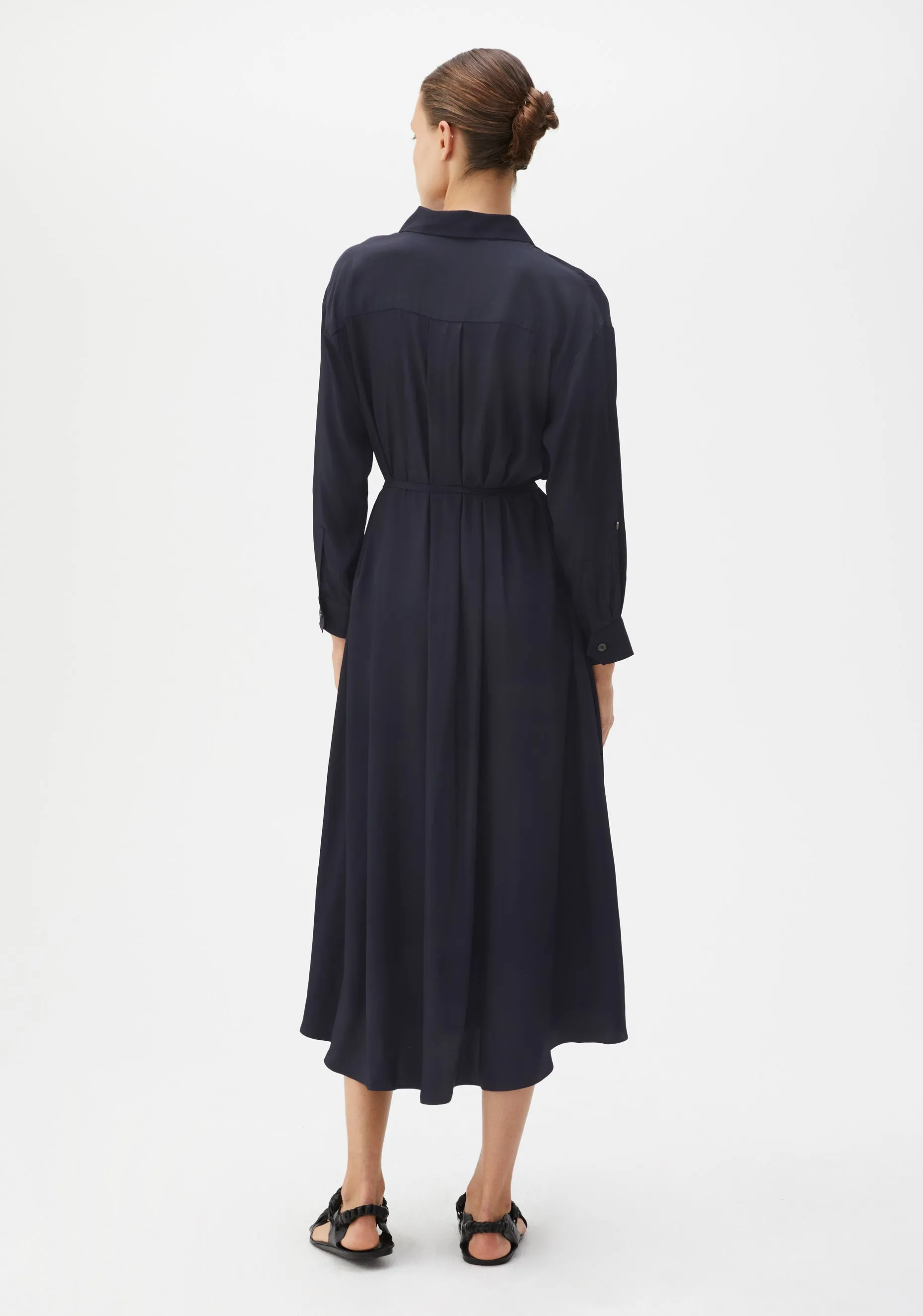 Ursula Shirt Dress_Navy