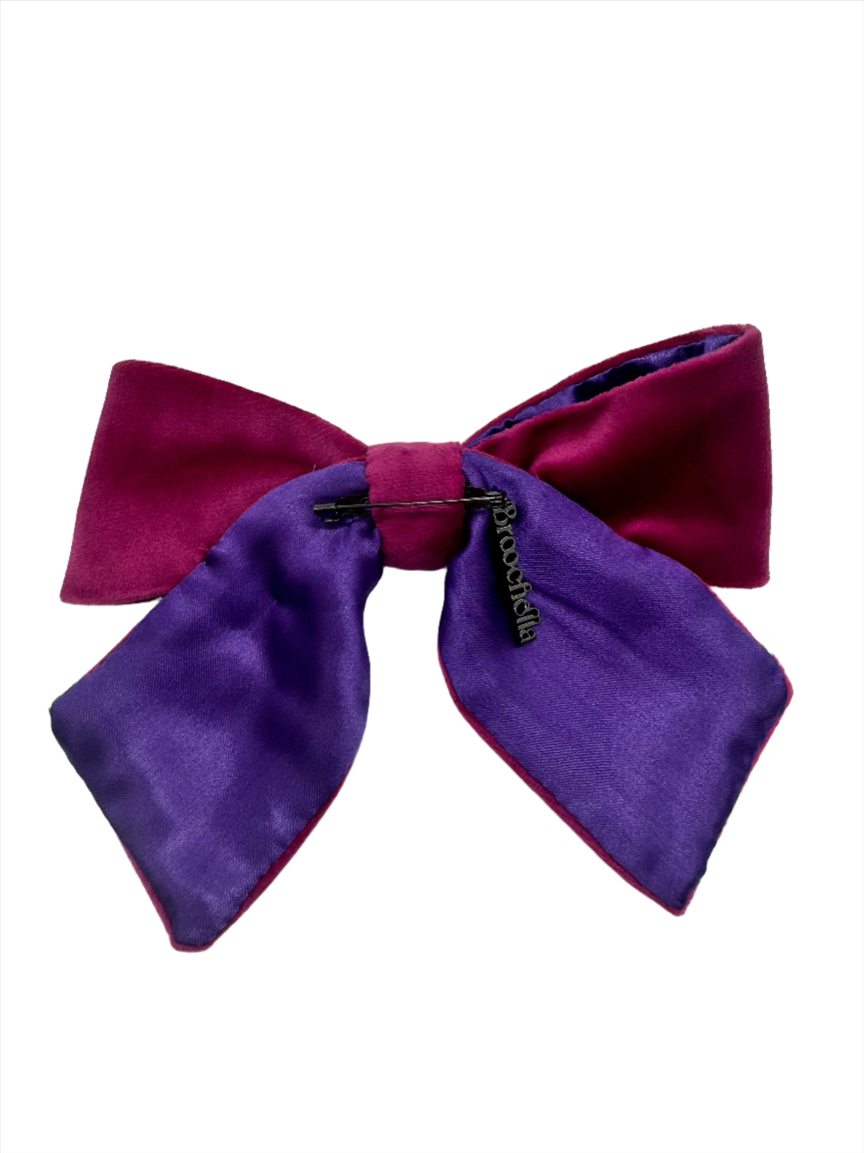 Velvet Bows - Magenta/Purple