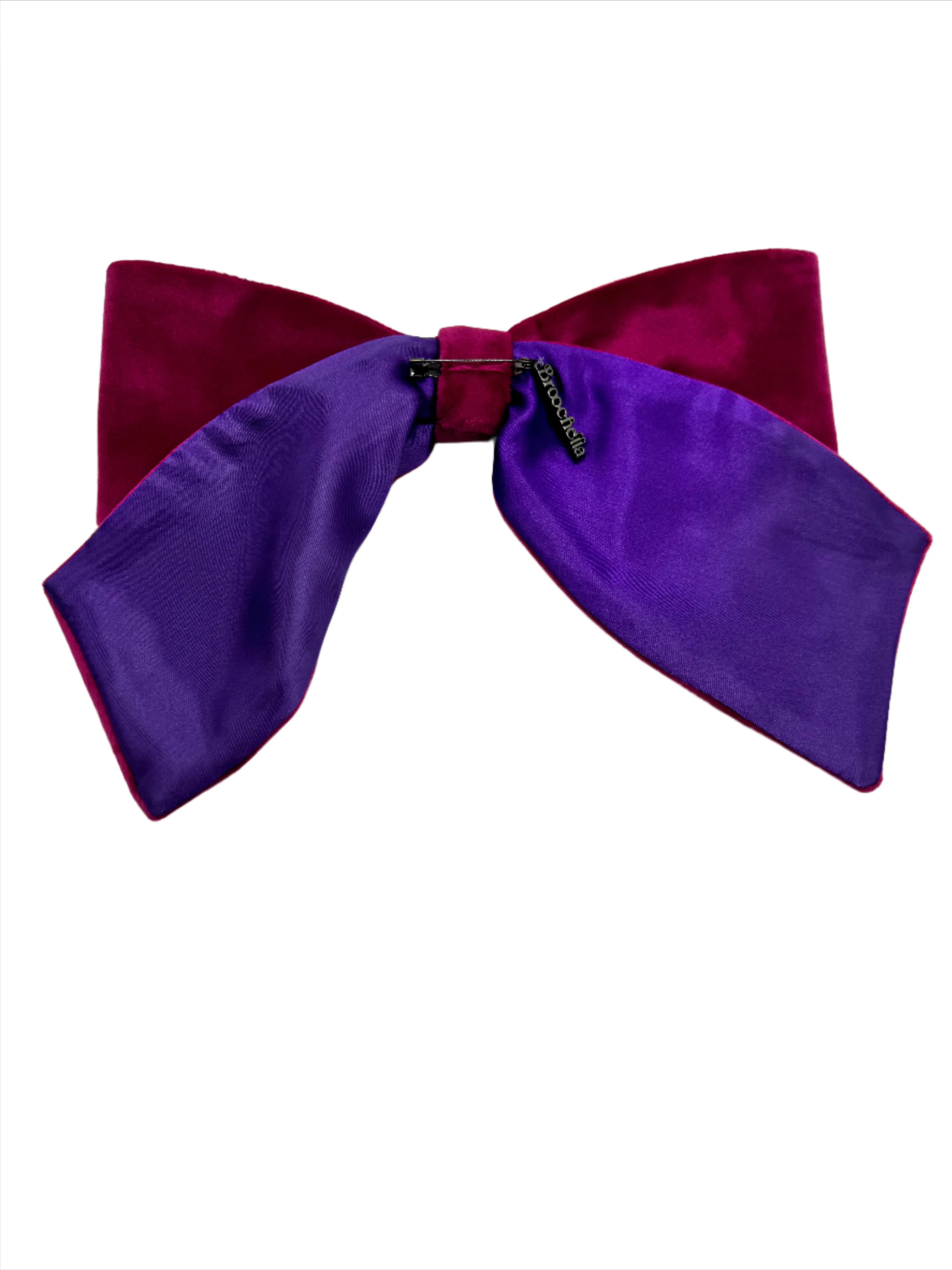 Velvet Bows - Magenta/Purple